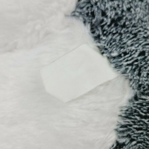 Bunny Rabbit Plush Gray White Realistic Easter Hare Large Stuffed Animal Toy - Picture 7 of 8